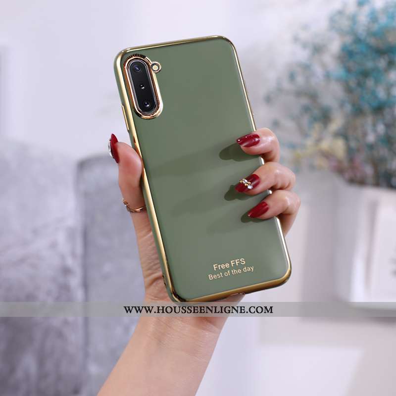 Étui Samsung Galaxy Note 10 Silicone Protection Bleu Marin Coque Fluide Doux Tout Compris Tendance B