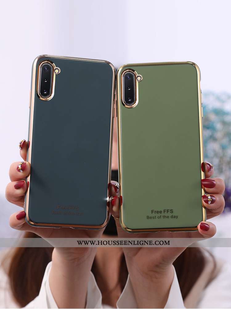 Étui Samsung Galaxy Note 10 Silicone Protection Bleu Marin Coque Fluide Doux Tout Compris Tendance B