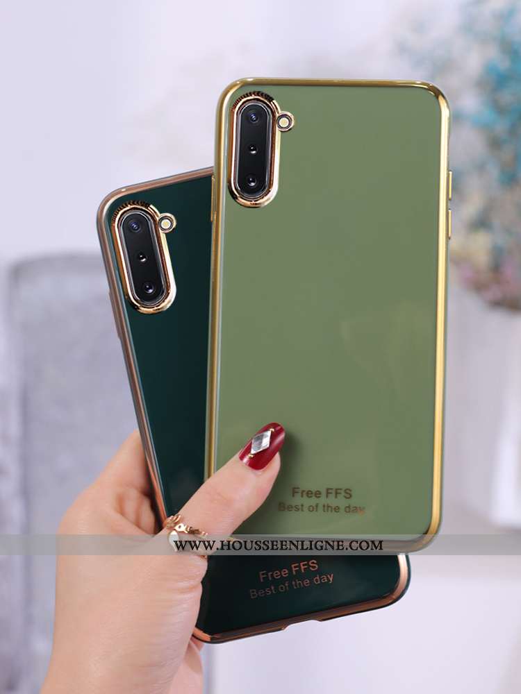 Étui Samsung Galaxy Note 10 Silicone Protection Bleu Marin Coque Fluide Doux Tout Compris Tendance B