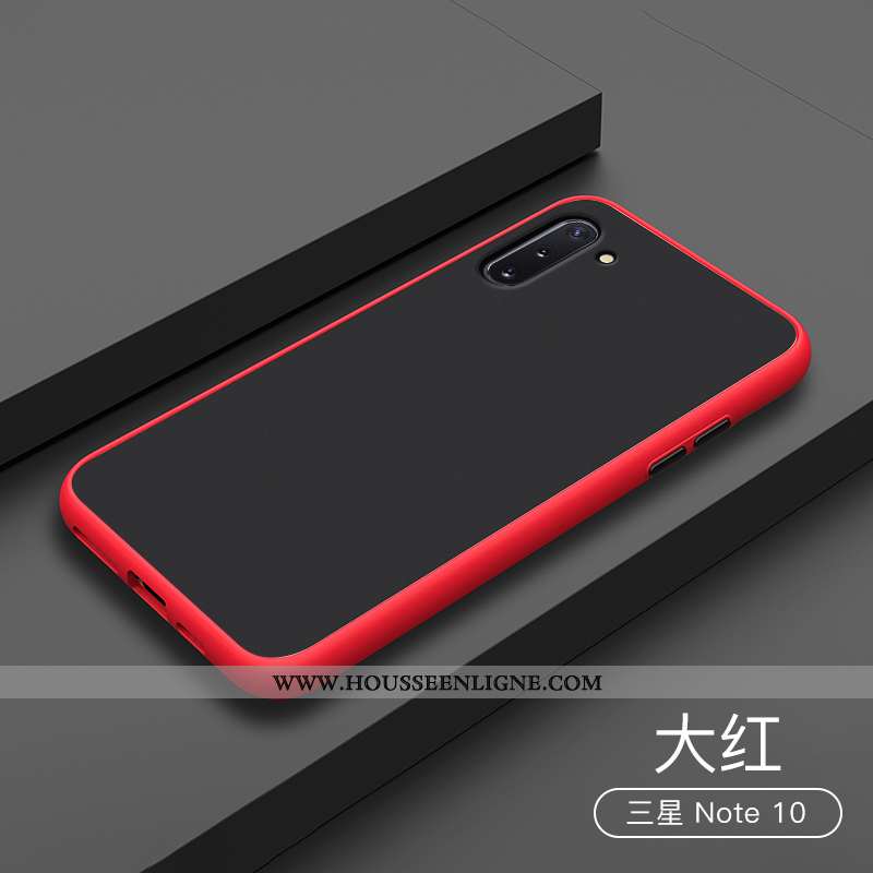 Étui Samsung Galaxy Note 10 Ultra Tendance Blanc Nouveau Tout Compris Net Rouge Fluide Doux Blanche