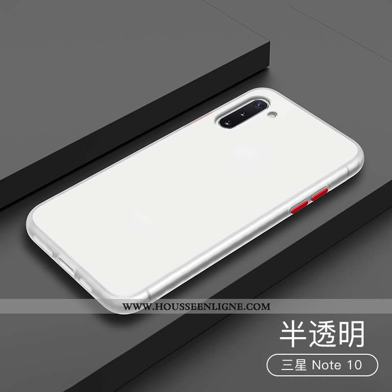 Étui Samsung Galaxy Note 10 Ultra Tendance Blanc Nouveau Tout Compris Net Rouge Fluide Doux Blanche