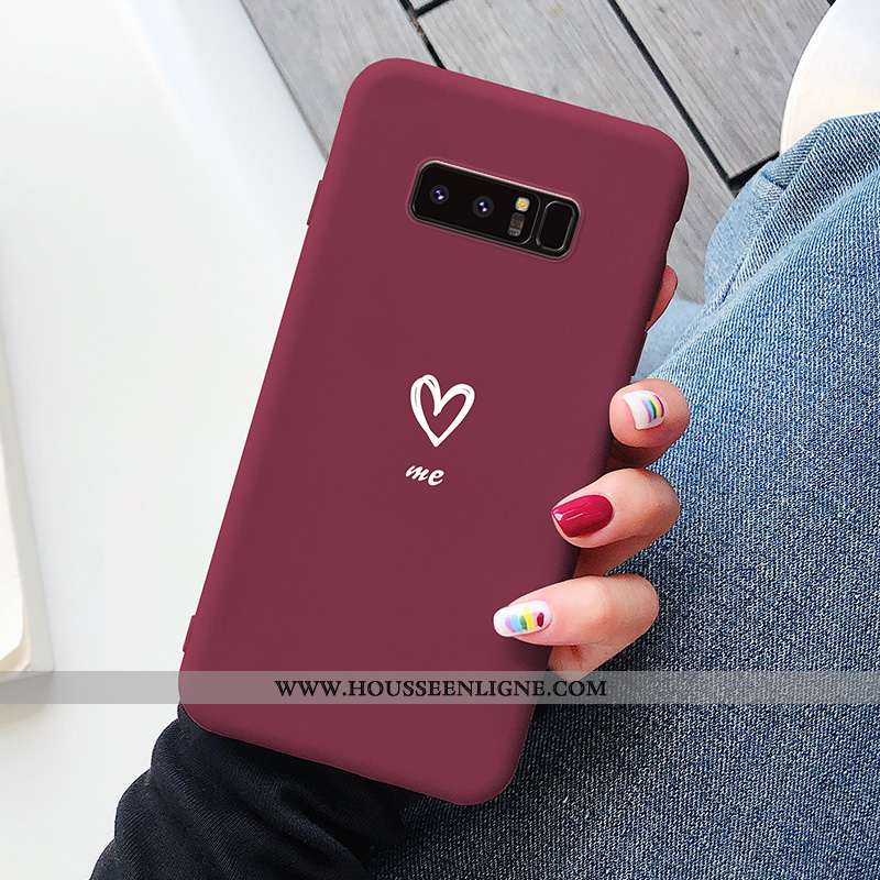 Étui Samsung Galaxy Note 8 Personnalité Créatif Ultra Tendance Protection Tout Compris Coque Bleu