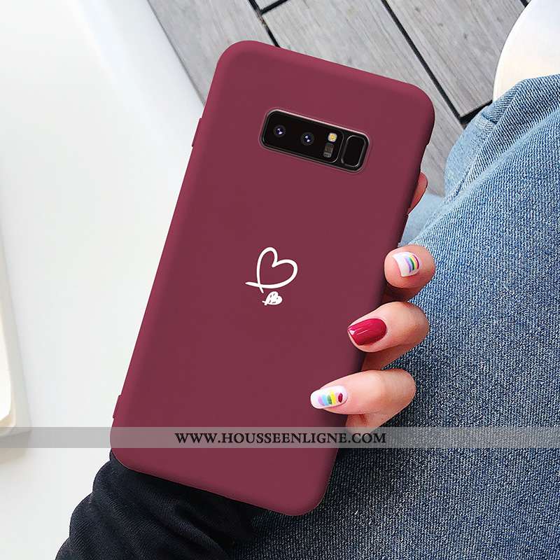 Étui Samsung Galaxy Note 8 Personnalité Créatif Ultra Tendance Protection Tout Compris Coque Bleu