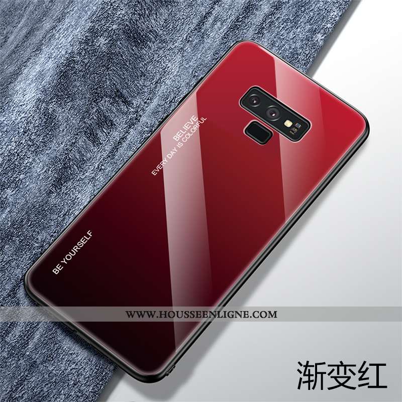 Étui Samsung Galaxy Note 9 Personnalité Créatif Téléphone Portable Silicone Protection Étoile Bleu F