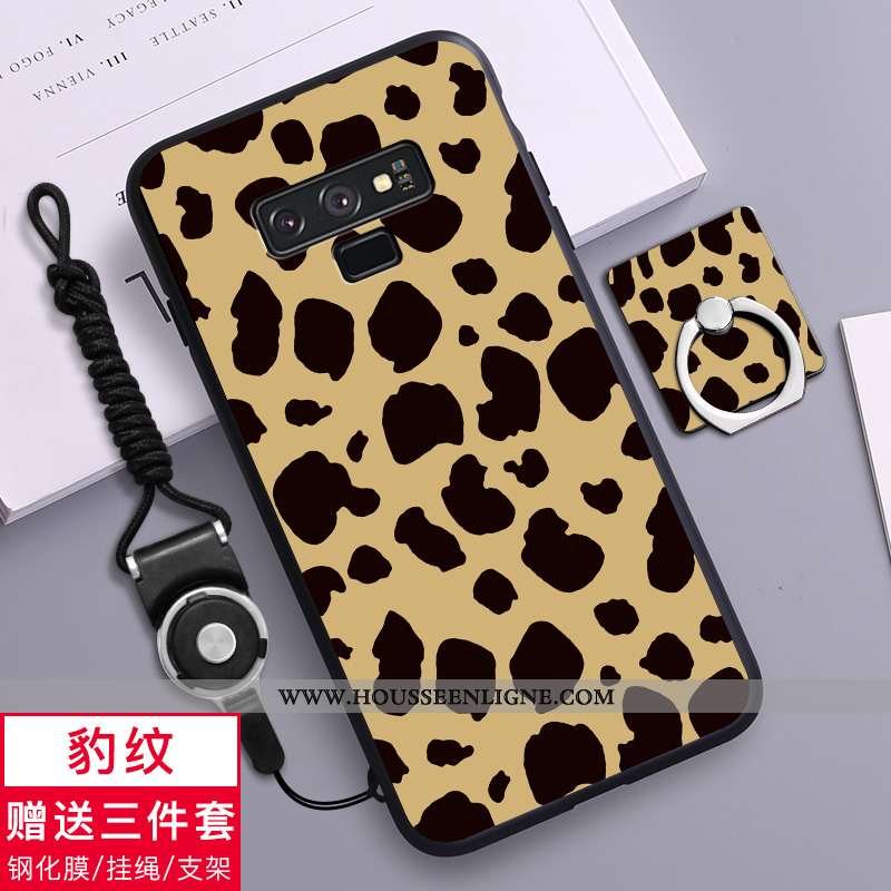 Étui Samsung Galaxy Note 9 Silicone Délavé En Daim Amoureux Tout Compris Coque Fluide Doux Verte