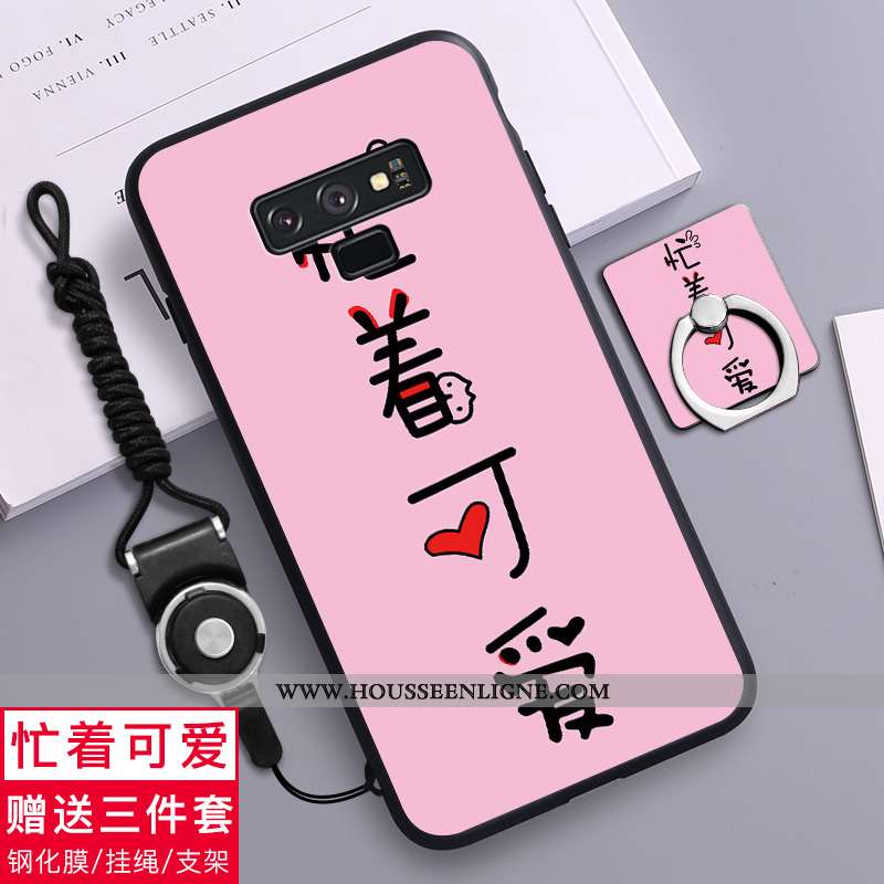 Étui Samsung Galaxy Note 9 Silicone Délavé En Daim Amoureux Tout Compris Coque Fluide Doux Verte
