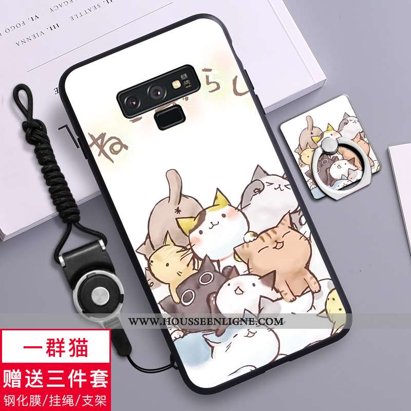 Étui Samsung Galaxy Note 9 Silicone Délavé En Daim Amoureux Tout Compris Coque Fluide Doux Verte