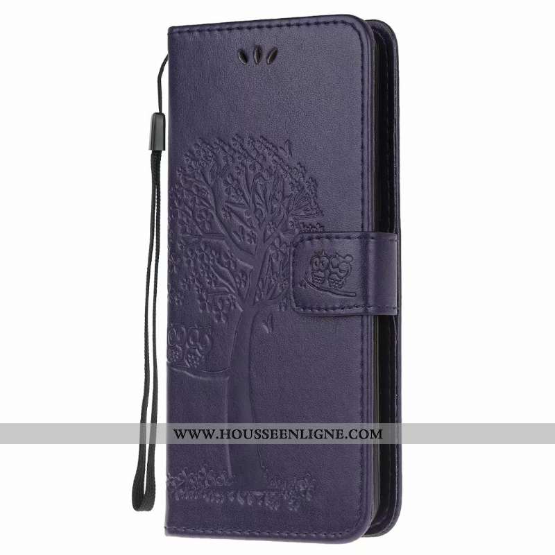 Étui Samsung Galaxy Note20 Cuir Fluide Doux Violet Tout Compris Étoile Housse