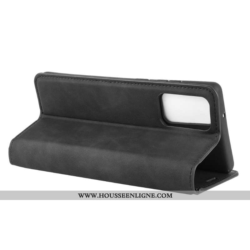 Étui Samsung Galaxy Note20 Cuir Housse Magnétisme Incassable Étoile Téléphone Portable Noir