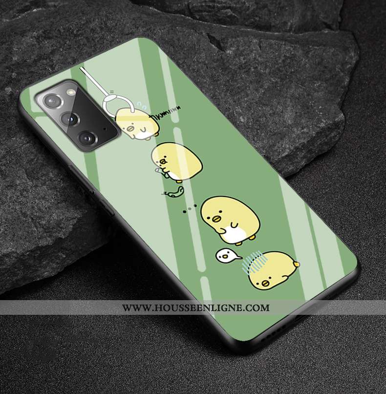 Étui Samsung Galaxy Note20 Dessin Animé Tendance Fluide Doux Étoile Coque Miroir Rose