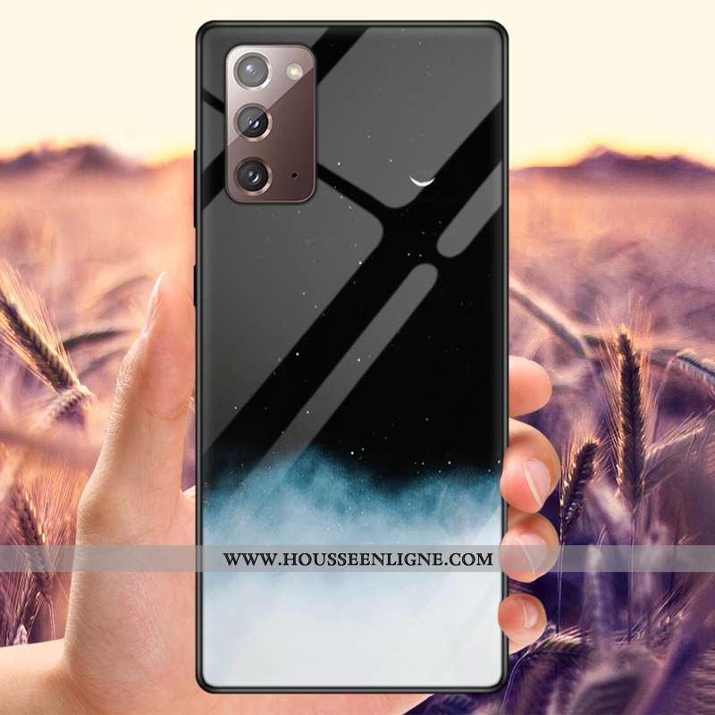Étui Samsung Galaxy Note20 Protection Verre Net Rouge Amoureux Téléphone Portable Incassable Personn