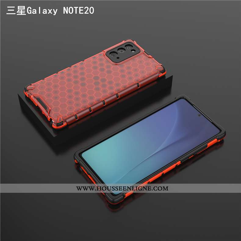 Étui Samsung Galaxy Note20 Transparent Ultra Protection Légère Trois Défenses Ballon Coque Bleu