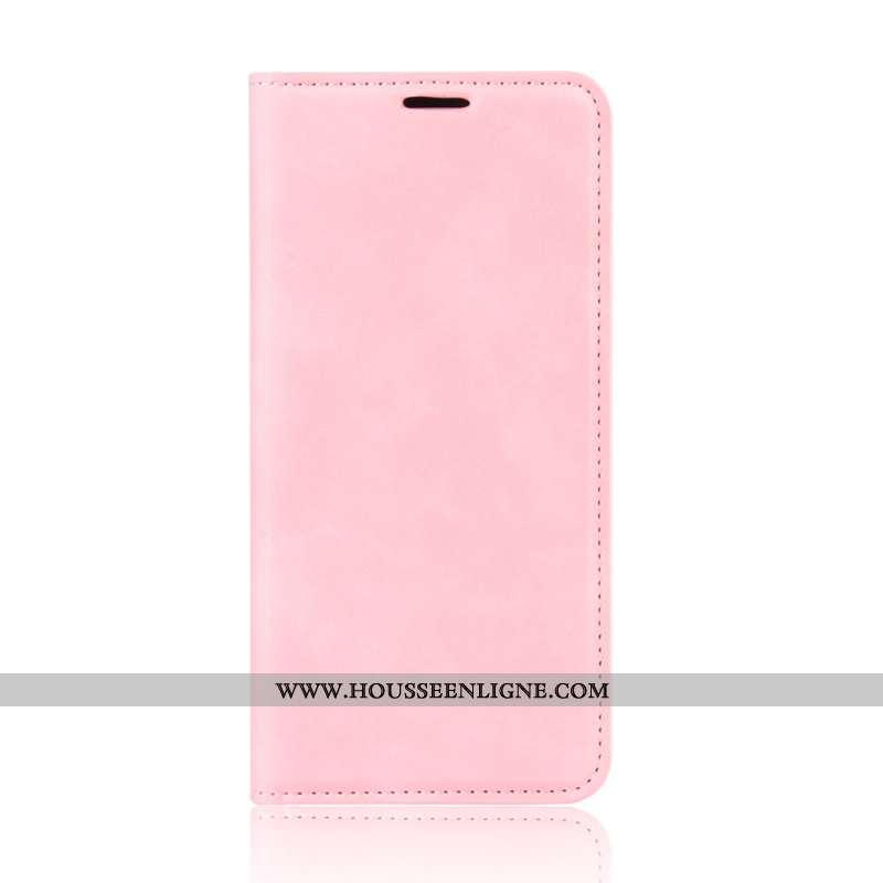 Étui Samsung Galaxy Note20 Ultra Cuir Support Rose Téléphone Portable Magnétisme Housse