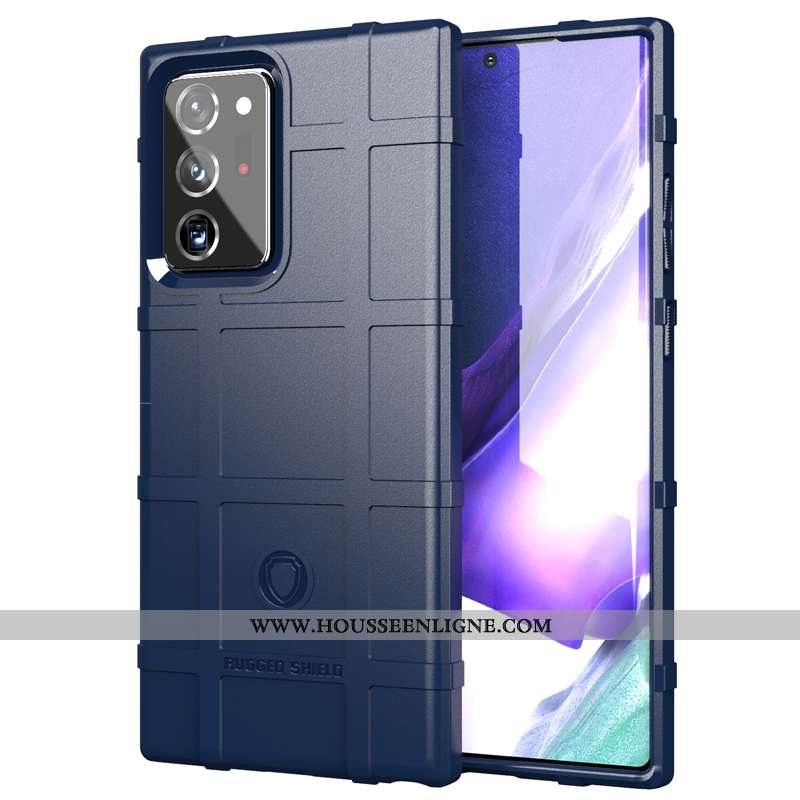 Étui Samsung Galaxy Note20 Ultra Délavé En Daim Personnalité Téléphone Portable Silicone Gris Trois 