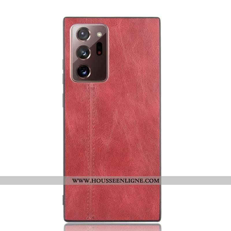 Étui Samsung Galaxy Note20 Ultra Protection Cuir Coque Noir Modèle Fleurie Téléphone Portable