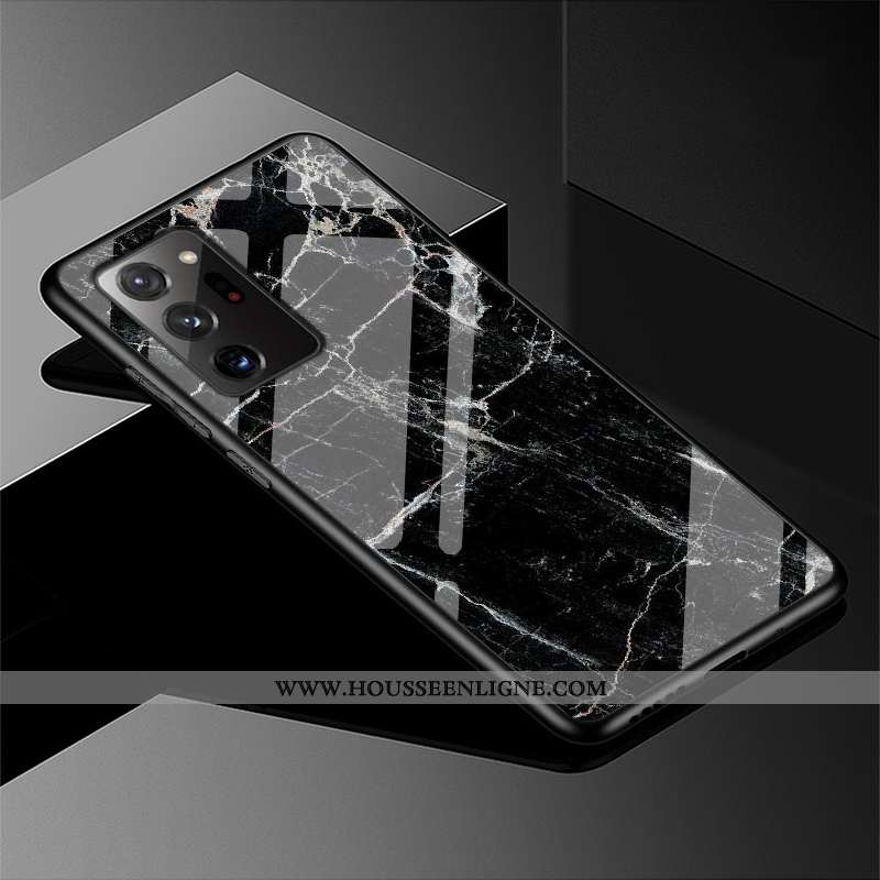 Étui Samsung Galaxy Note20 Ultra Verre Personnalité Téléphone Portable Personnalisé Luxe Étoile Bleu