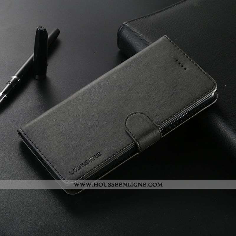 Étui Samsung Galaxy S10+ Cuir Silicone Protection Housse Coque Marron