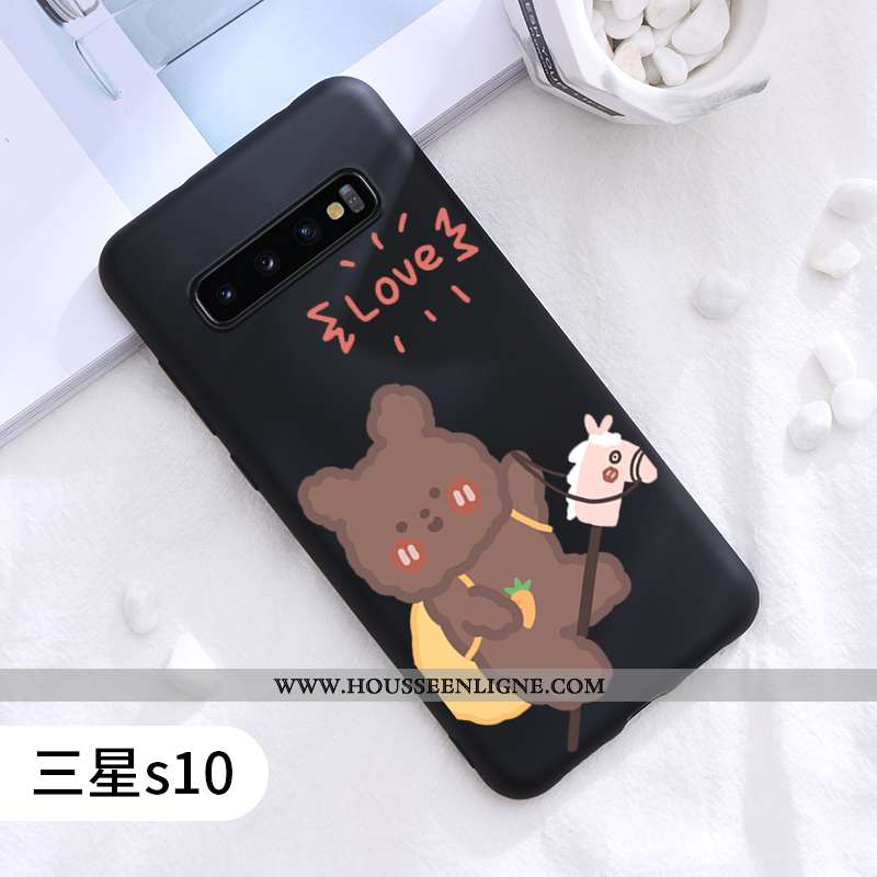 Étui Samsung Galaxy S10 Délavé En Daim Ultra Coque Rouge Tout Compris Silicone Tendance