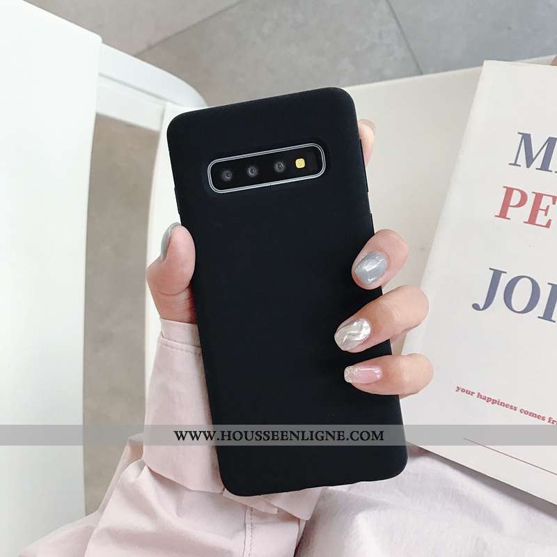 Étui Samsung Galaxy S10+ Fluide Doux Tendance Net Rouge Téléphone Portable Tout Compris Coque Nouvea