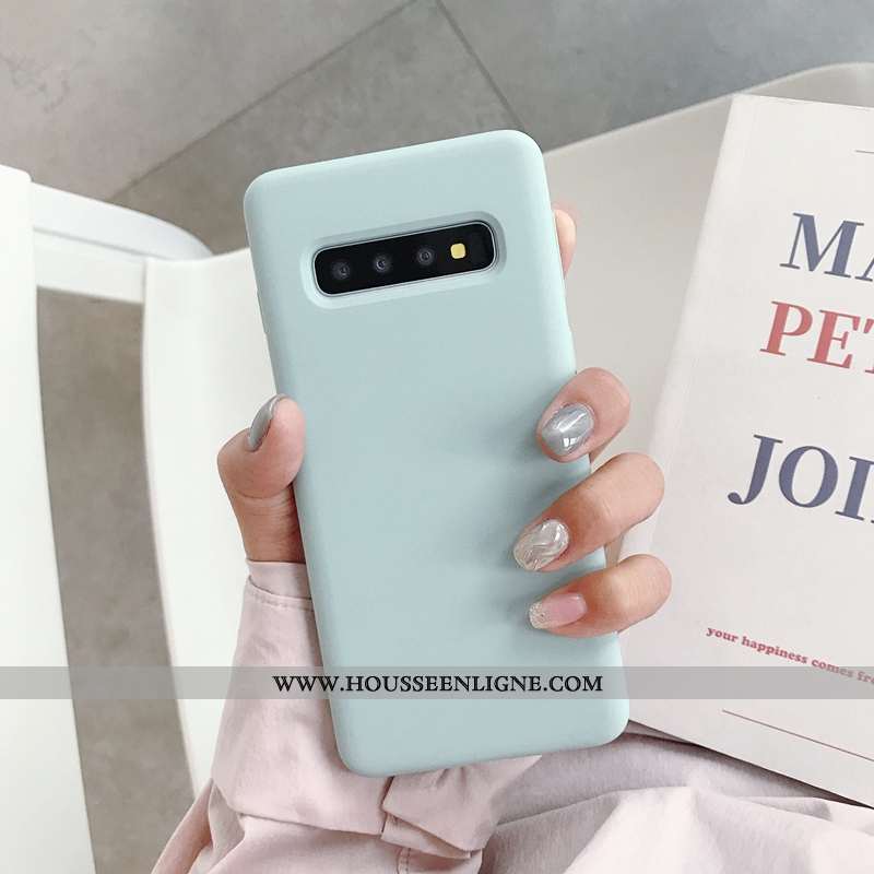 Étui Samsung Galaxy S10+ Fluide Doux Tendance Net Rouge Téléphone Portable Tout Compris Coque Nouvea