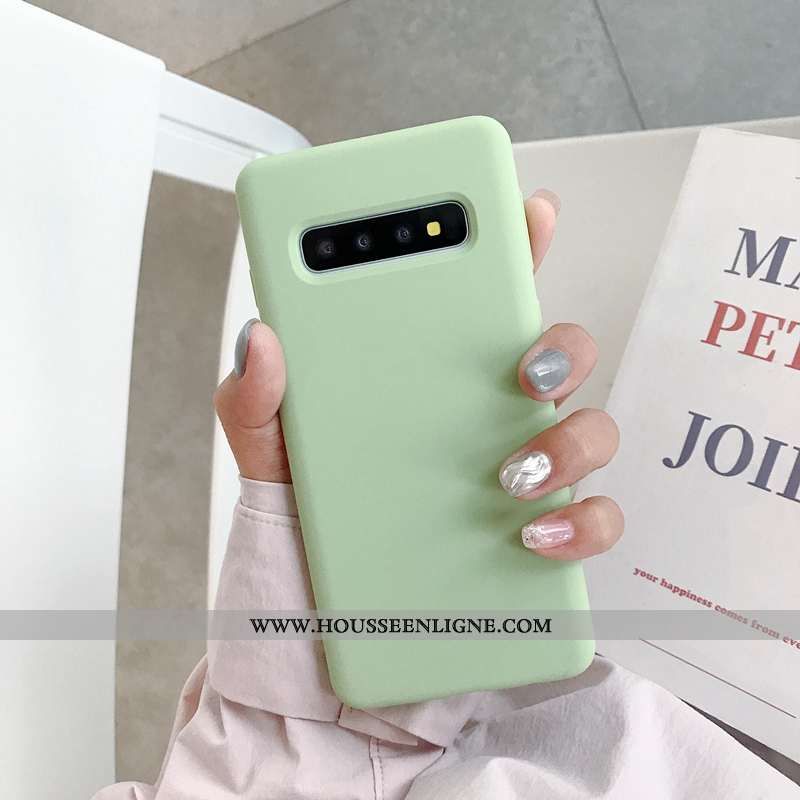 Étui Samsung Galaxy S10+ Fluide Doux Tendance Net Rouge Téléphone Portable Tout Compris Coque Nouvea
