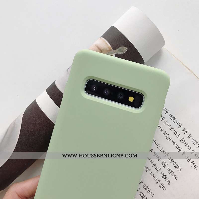 Étui Samsung Galaxy S10+ Fluide Doux Tendance Net Rouge Téléphone Portable Tout Compris Coque Nouvea