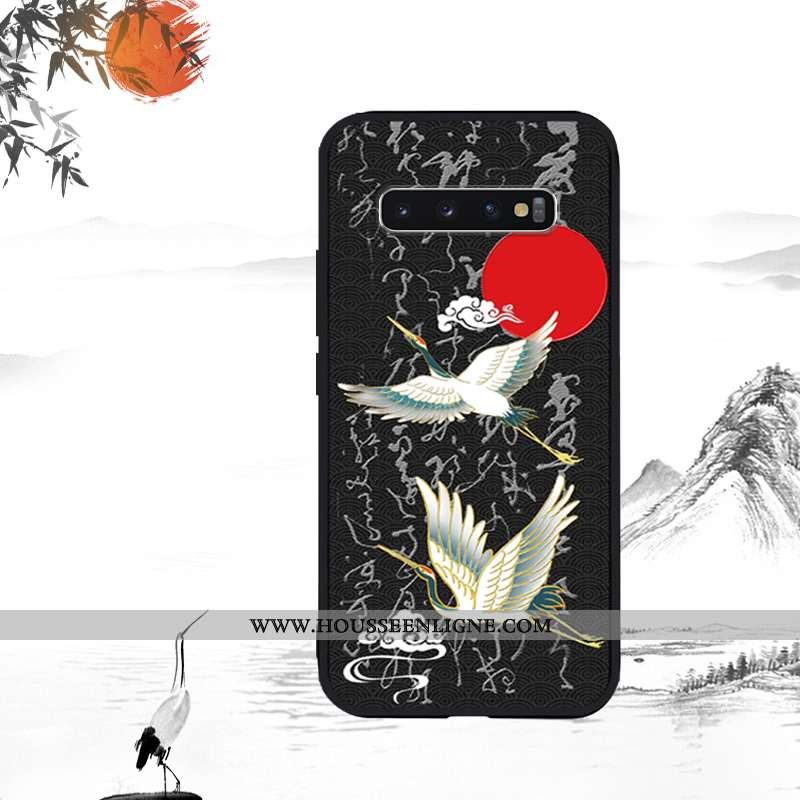 Étui Samsung Galaxy S10 Gaufrage Ultra Personnalité Tout Compris Incassable Téléphone Portable Style