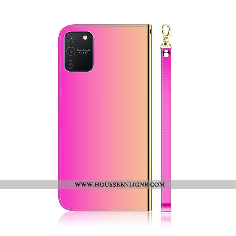 Étui Samsung Galaxy S10 Lite Protection Cuir Tout Compris Téléphone Portable Étoile Rose