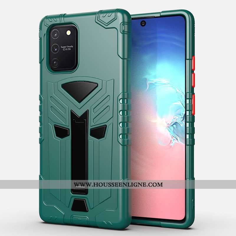 Étui Samsung Galaxy S10 Lite Protection Fluide Doux Support Étoile Téléphone Portable Incassable Ver