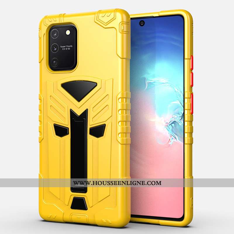 Étui Samsung Galaxy S10 Lite Protection Fluide Doux Support Étoile Téléphone Portable Incassable Ver