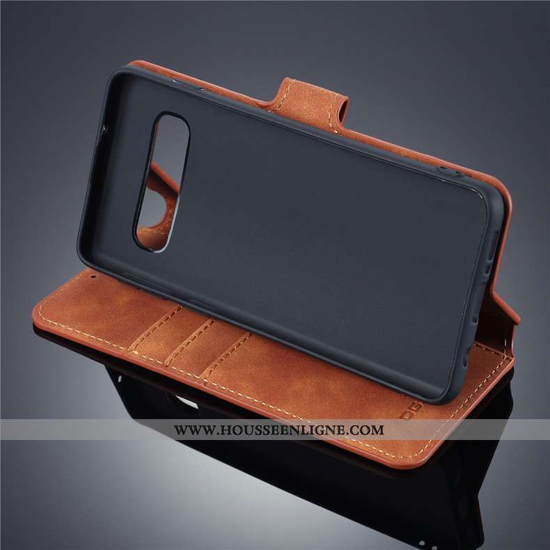Étui Samsung Galaxy S10 Portefeuille Cuir Incassable Téléphone Portable Tout Compris Pu Protection G