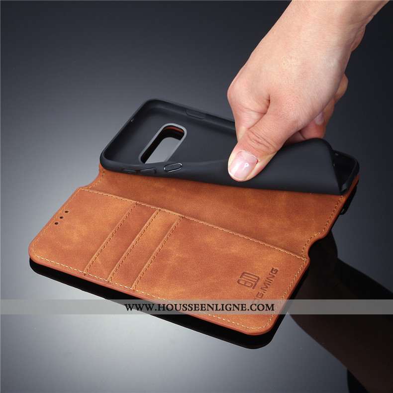 Étui Samsung Galaxy S10 Portefeuille Cuir Incassable Téléphone Portable Tout Compris Pu Protection G