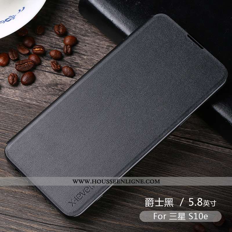 Étui Samsung Galaxy S10+ Protection Personnalité Téléphone Portable Tout Compris Créatif Cuir Rose