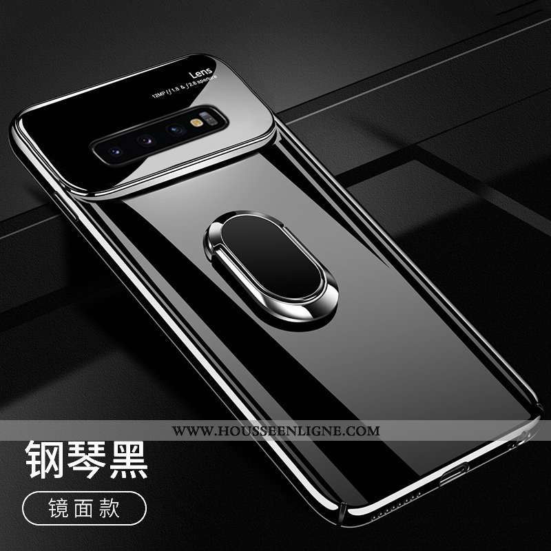 Étui Samsung Galaxy S10+ Tendance Légère Téléphone Portable Difficile Protection Ultra Étoile Blanch