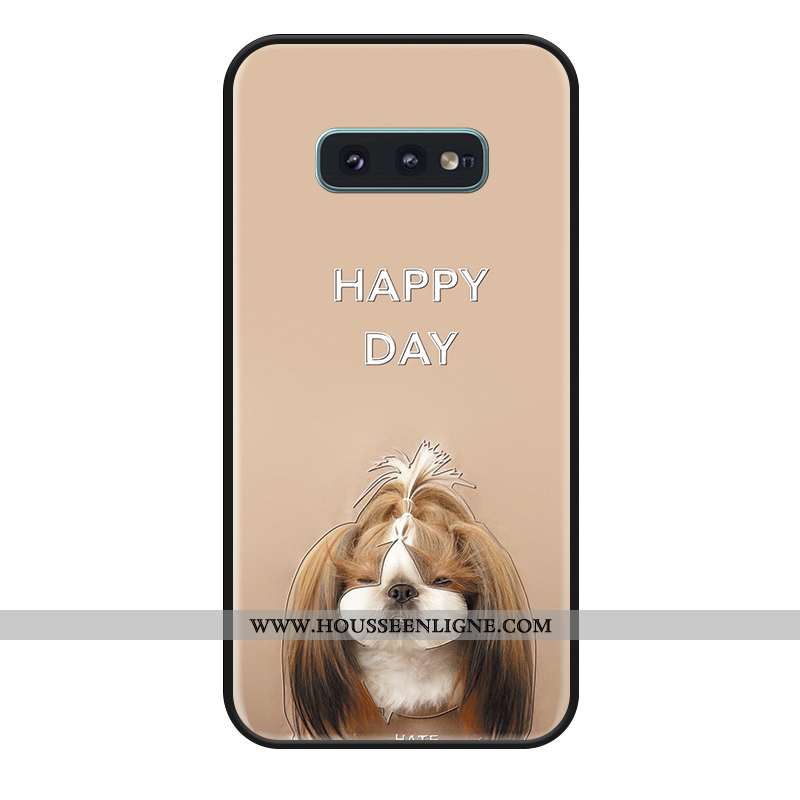 Étui Samsung Galaxy S10e Dessin Animé Silicone Étoile Coque Incassable Téléphone Portable Rouge