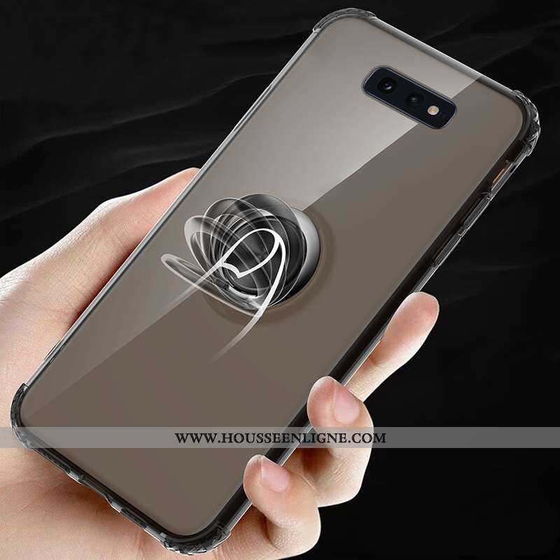 Étui Samsung Galaxy S10e Fluide Doux Silicone Ballon Incassable Téléphone Portable Bordure Or Doré