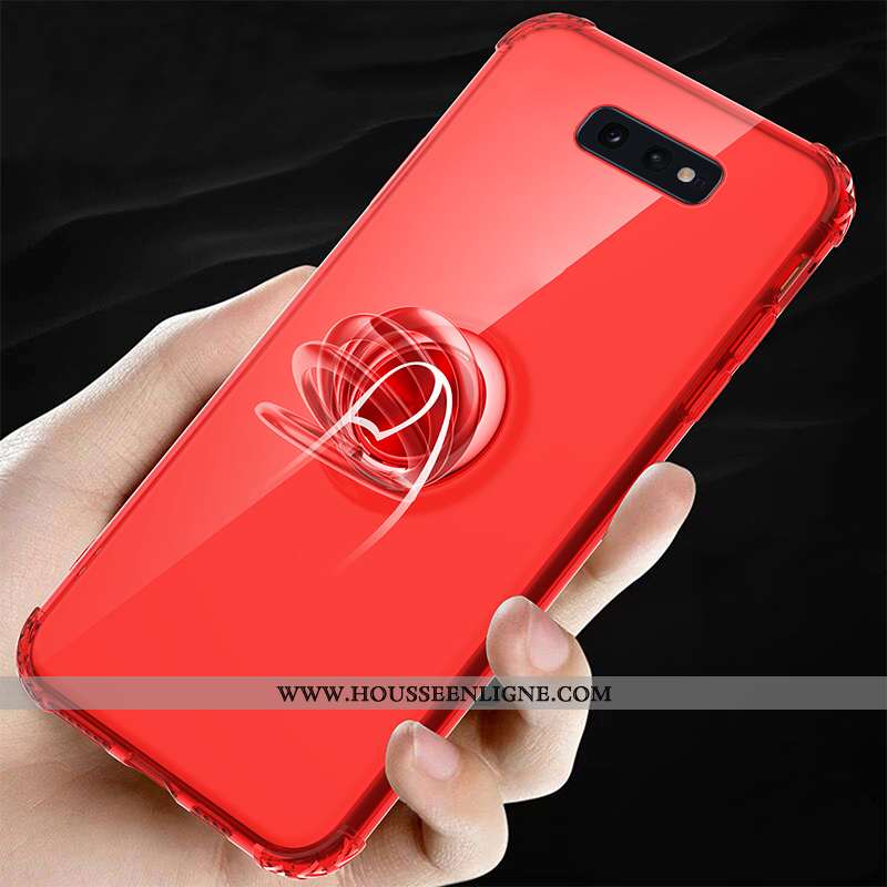 Étui Samsung Galaxy S10e Fluide Doux Silicone Ballon Incassable Téléphone Portable Bordure Or Doré