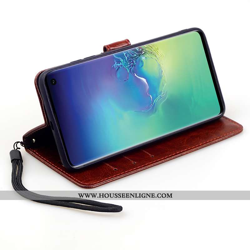 Étui Samsung Galaxy S10e Fluide Doux Silicone Étoile Ornements Suspendus Clamshell Téléphone Portabl