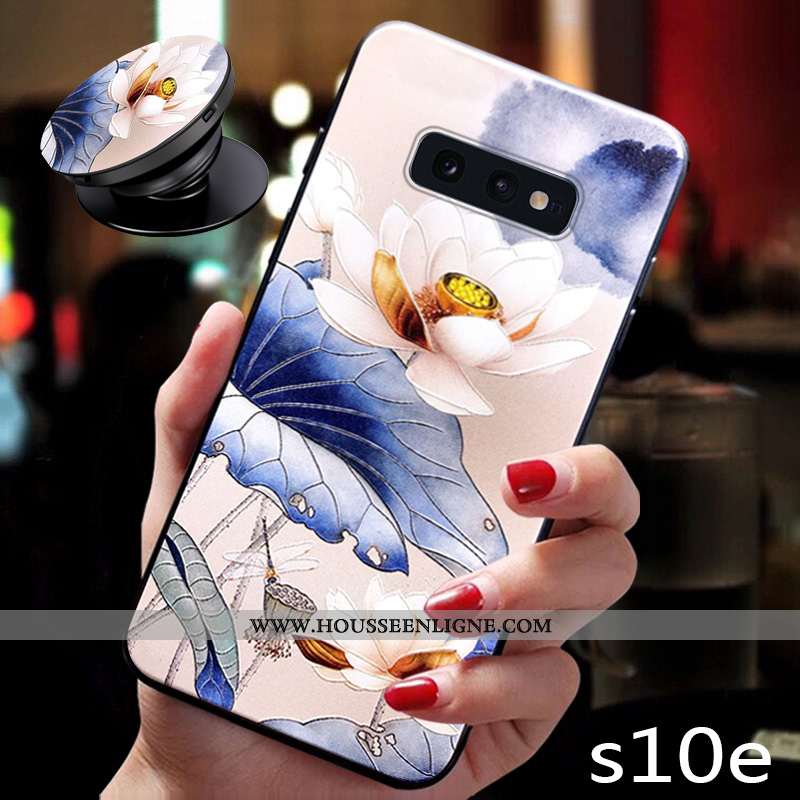 Étui Samsung Galaxy S10e Mode Protection Coque Téléphone Portable Nouveau Silicone Verte