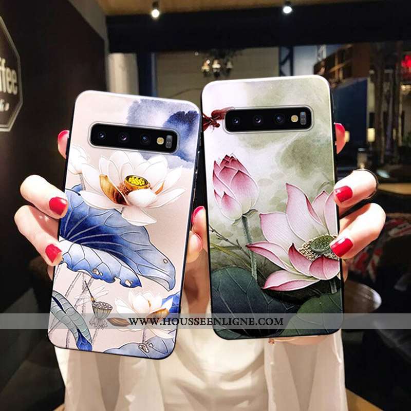 Étui Samsung Galaxy S10e Mode Protection Coque Téléphone Portable Nouveau Silicone Verte