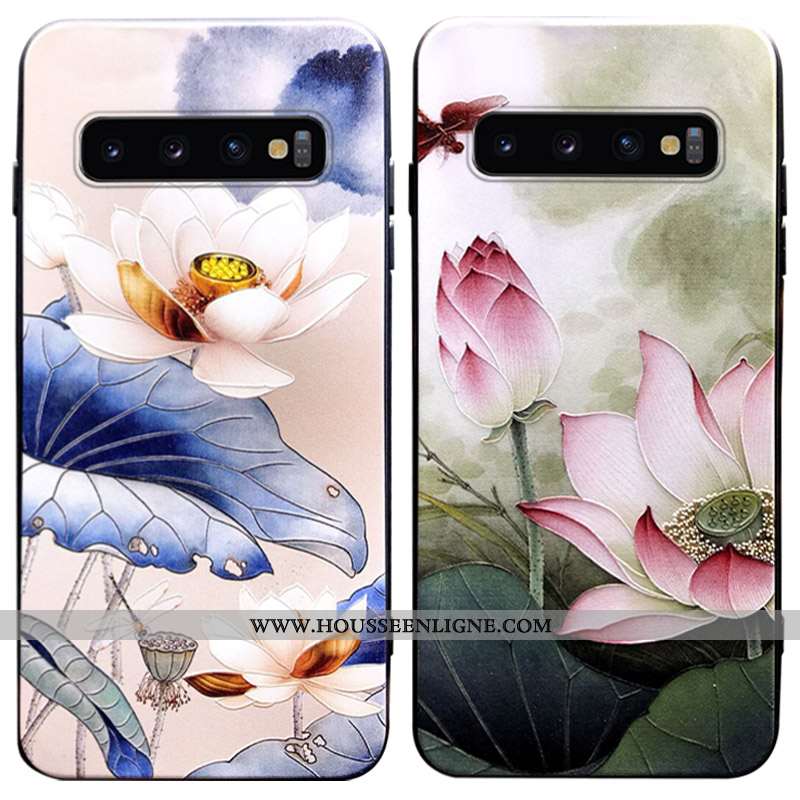 Étui Samsung Galaxy S10e Mode Protection Coque Téléphone Portable Nouveau Silicone Verte