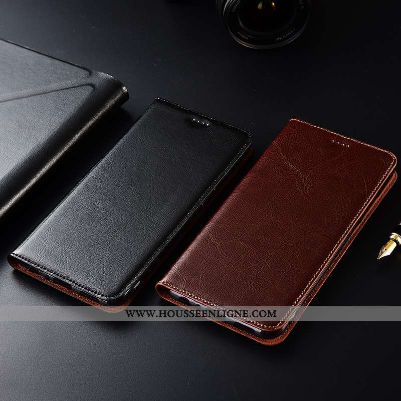 Étui Samsung Galaxy S10e Protection Cuir Véritable Incassable Clamshell Cuir Étoile Téléphone Portab