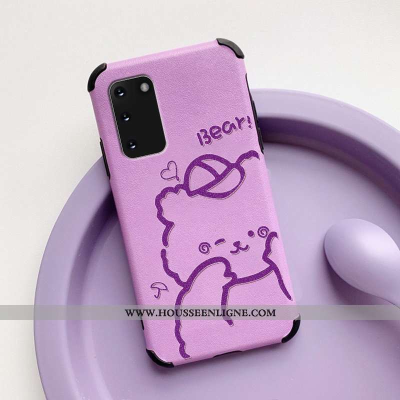 Étui Samsung Galaxy S20 Charmant Ultra Souriant Protection Tendance Incassable Silicone Rouge
