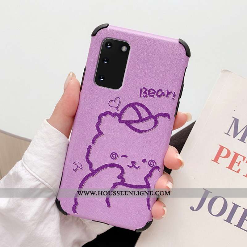 Étui Samsung Galaxy S20 Charmant Ultra Souriant Protection Tendance Incassable Silicone Rouge