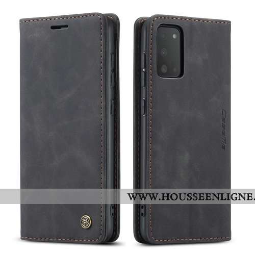 Étui Samsung Galaxy S20+ Créatif Tendance Cuir Incassable Téléphone Portable Coque Khaki