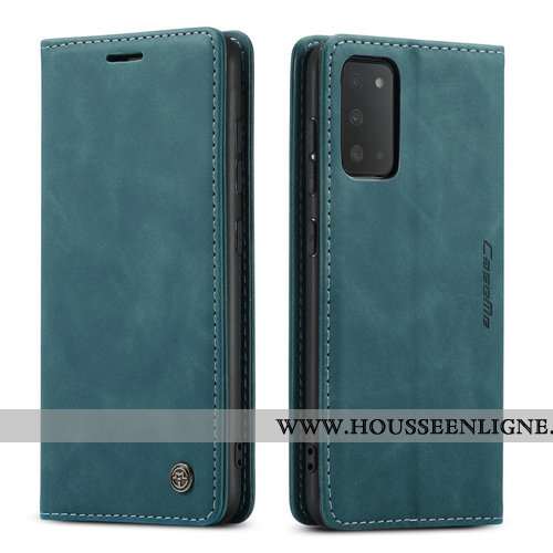 Étui Samsung Galaxy S20+ Créatif Tendance Cuir Incassable Téléphone Portable Coque Khaki