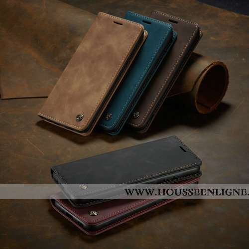 Étui Samsung Galaxy S20+ Créatif Tendance Cuir Incassable Téléphone Portable Coque Khaki