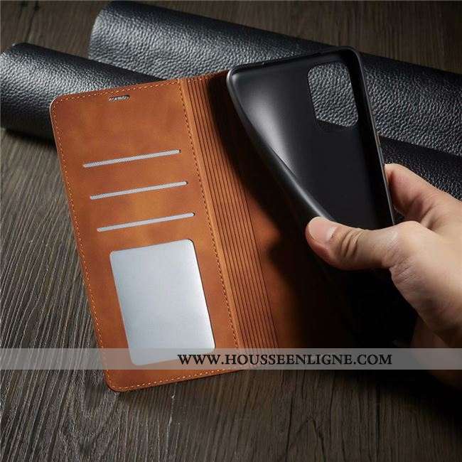 Étui Samsung Galaxy S20 Cuir Créatif Portefeuilles Coque Carte Étoile Rouge