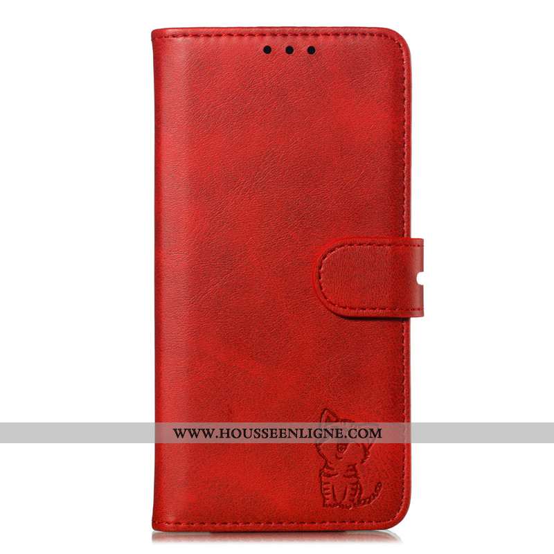 Étui Samsung Galaxy S20 Cuir Protection Rouge Téléphone Portable Housse Étoile