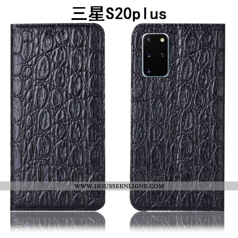 Étui Samsung Galaxy S20+ Cuir Véritable Protection Étoile Coque Vin Rouge Tout Compris Téléphone Por